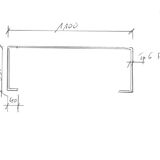 Coffee table with raw metal steel leaf.