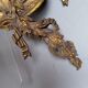 Pediment ornament gilded bronze furniture st Louis XV