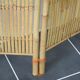 Screen 3 panels bamboo, rattan and wicker 1970 vintage