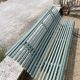 Bench made of metal and wood