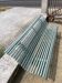 Bench made of metal and wood