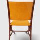 Set of 4 vintage saffron Scandinavian chairs