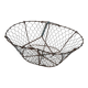 Panier ancien en métal + fil de fer