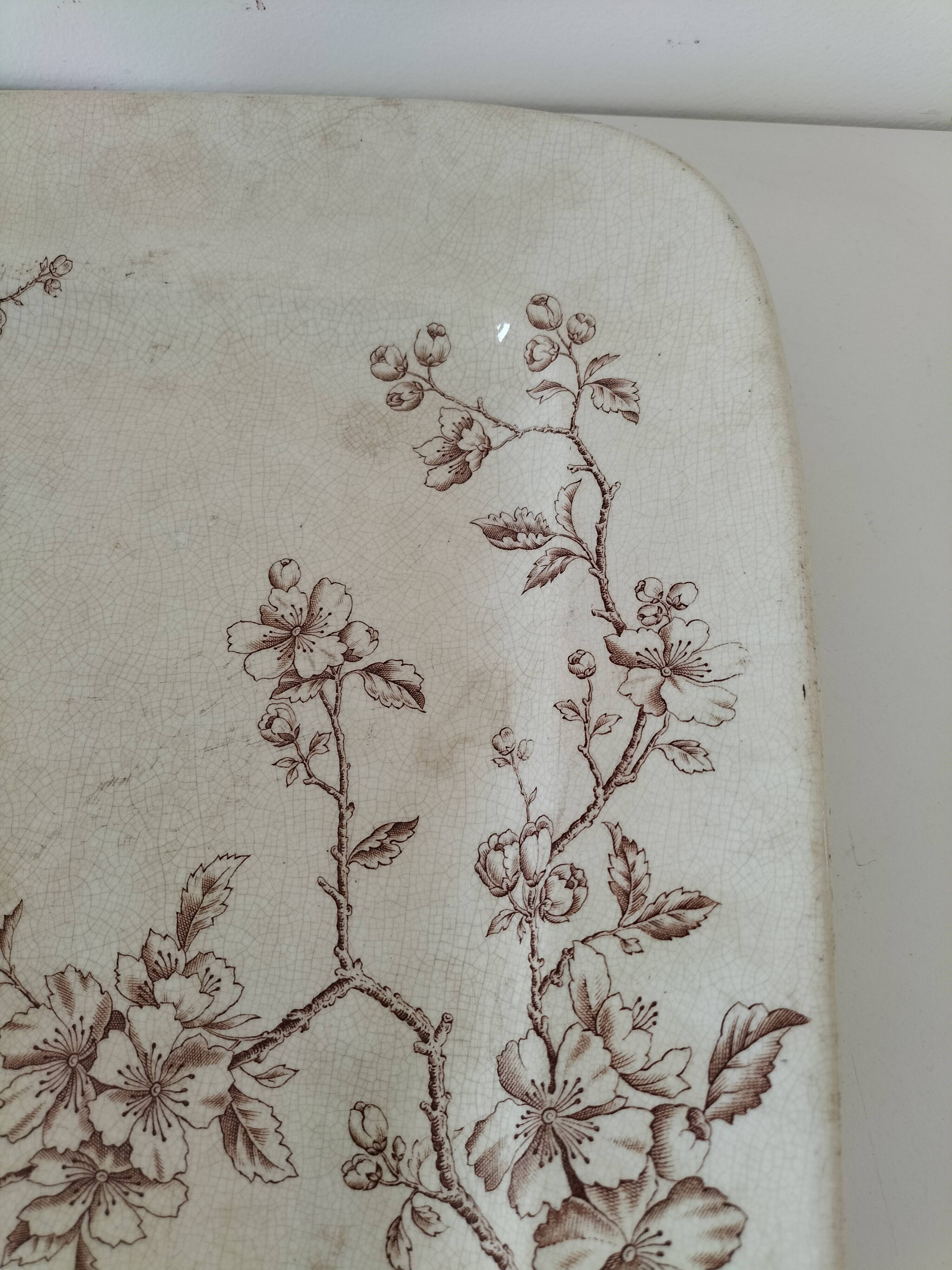 New Apple Blossom rectangular antique dish