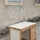 Restored fir desk