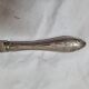 Art deco silver cake knife