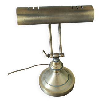 Lampe de Bureau Style Banquier / Notaire – Laiton – Élégance Classique