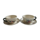 Old earthenware cups Villeroy & Boch 1562 Old Strasbourg