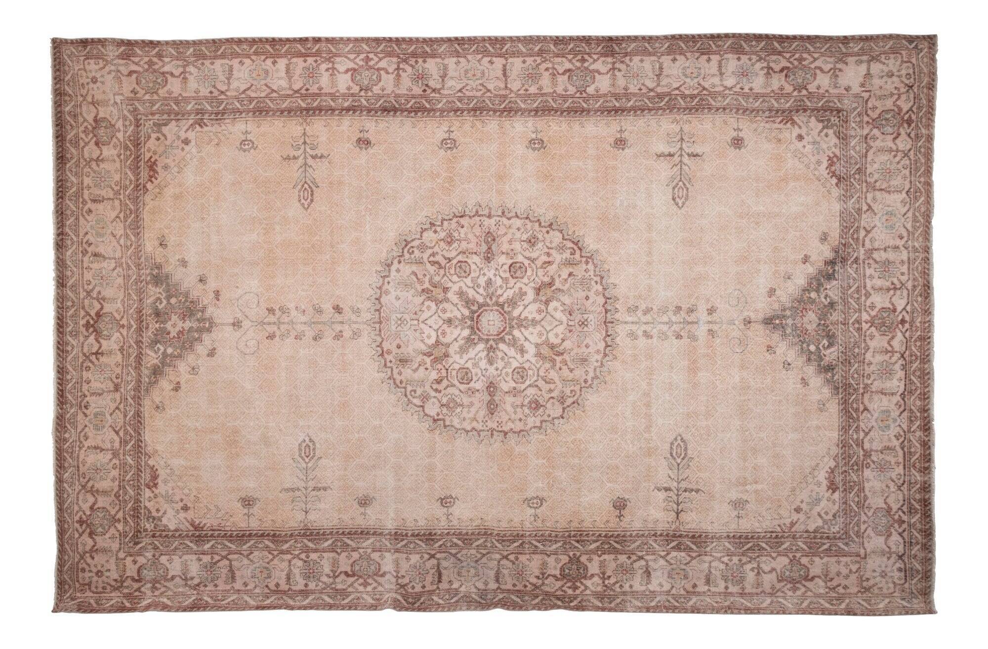 Vintage Turkish Oushak rug 298x450 cm