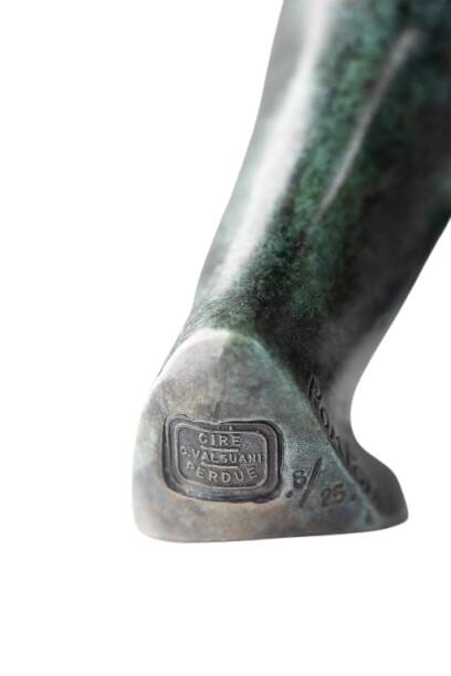 François Pompon. “Polar Bear,” bronze, 2006 print.