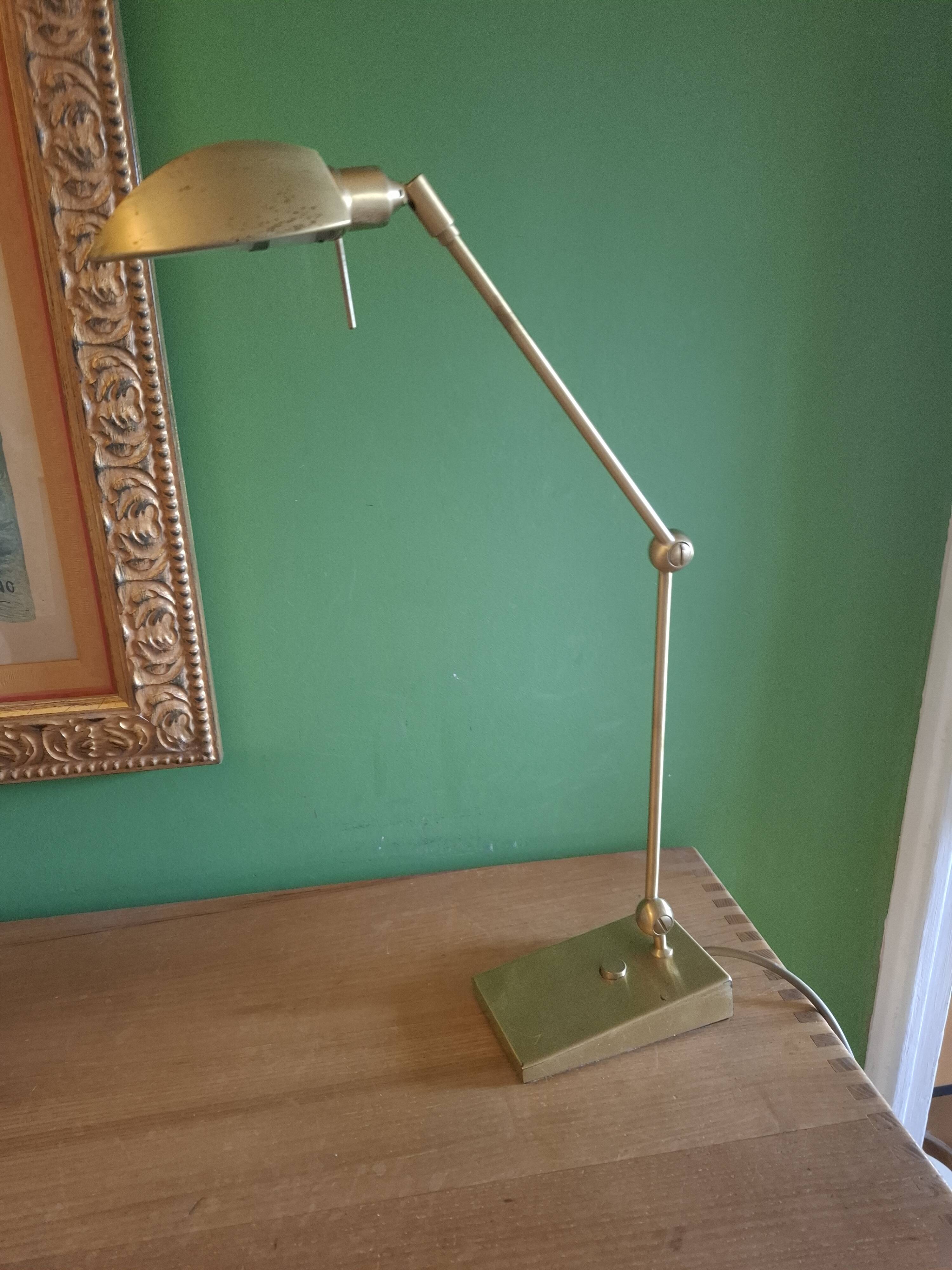 Lamp en laiton articulee holtkotter