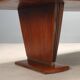 Large vintage wooden and brass table, design, Italy, 1940s-1950s