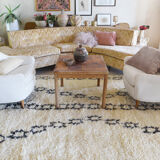 Tapis beni ourain 208x297cm