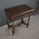 Small walnut desk, Henri II style – late 19th century
