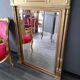 Antique gilded trumeau mirror 93x120cm