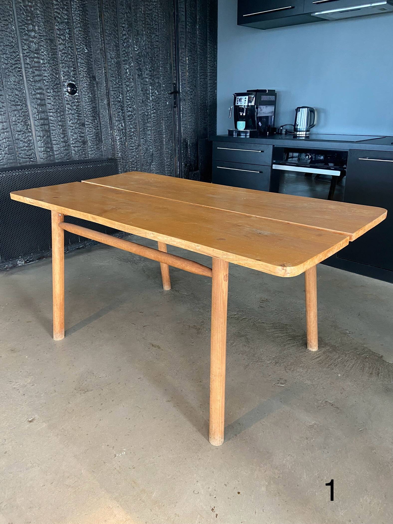 Vintage 60s "coffee bean" table - Pierre Gautier