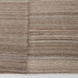 9x13 Brown Beige Large Vintage Rug, 265x399Cm