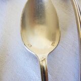 3 small spoons + 3 vintage silver-plated mocha spoons