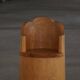 Modern Stump Armchair in Solid Pine, by a Swedish Cabinetmaker, Wabi Sabi, 1960s