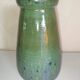 Vase vert et bleu en grès de Puisaye de Léon Pointu