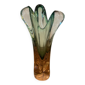 Vase en verre de bohème de Joseph Hospodska