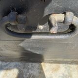 Black wooden trunk