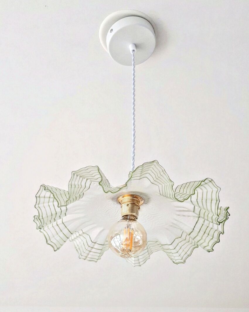 Vintage umbrella pendant lamp