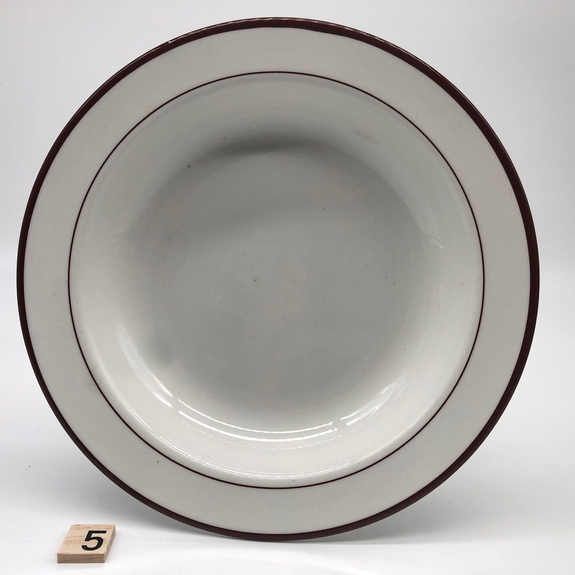 6 assiettes creuses “ nuova fontebasso”, italie