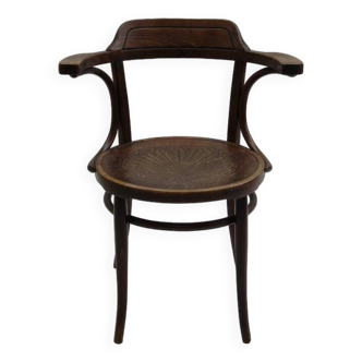 Chaise de bureau en bois courbé modèle numéro 704 JJ Kohn pour Thonet années 1900 Jacob et Joseph Kohn Autriche