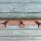 Coat rack raw wood 50s