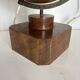 Vintage 1930 globe terrestrial Jacques Adnet world map J. Forest glass wood -