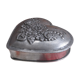 Bonbonnière boîte coeur étain