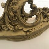 Gold plaster wall shelf