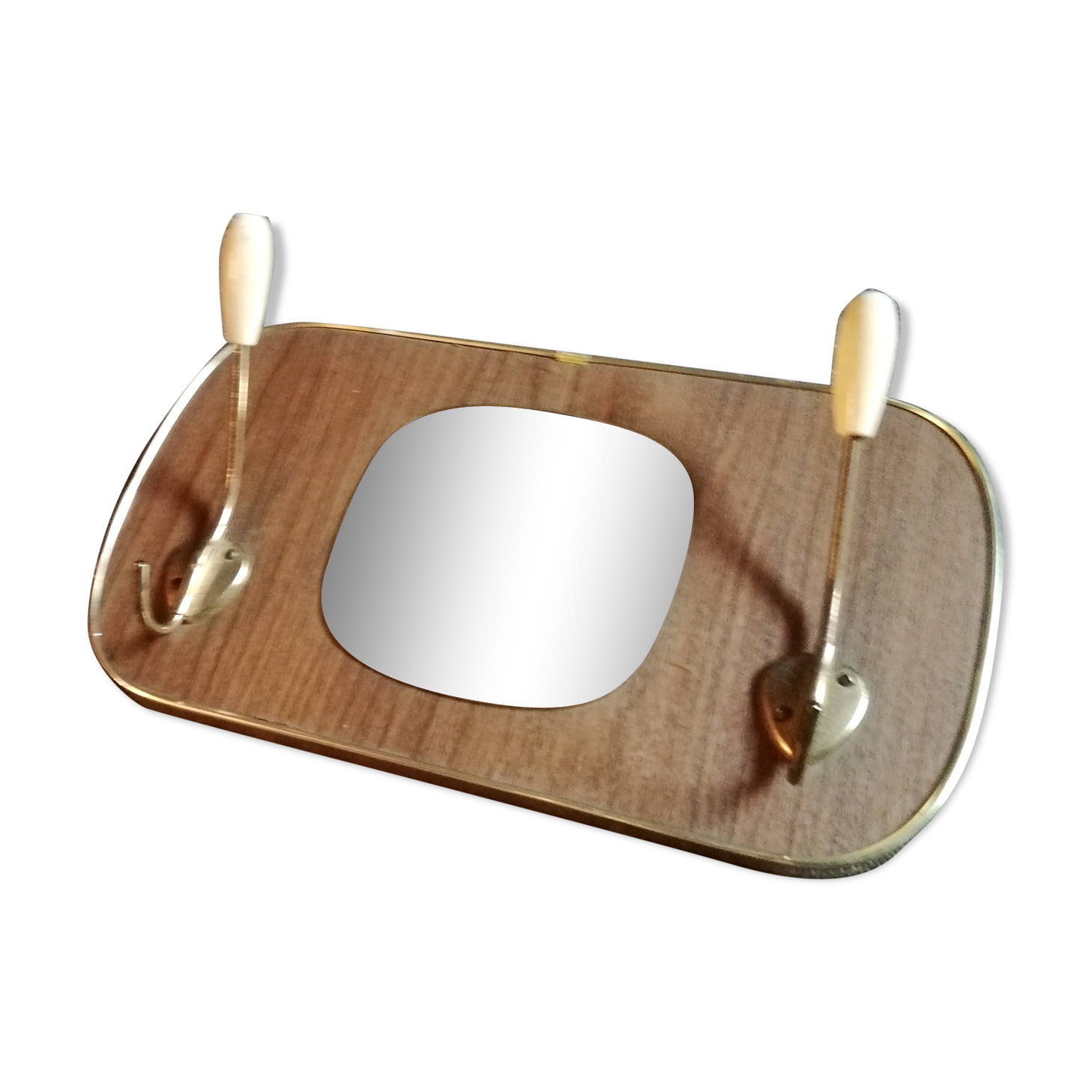 Rockabilly mirror coat rack