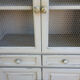 Large taupe gray chicken coop buffet