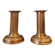 Bougeoirs laiton style Louis XVI