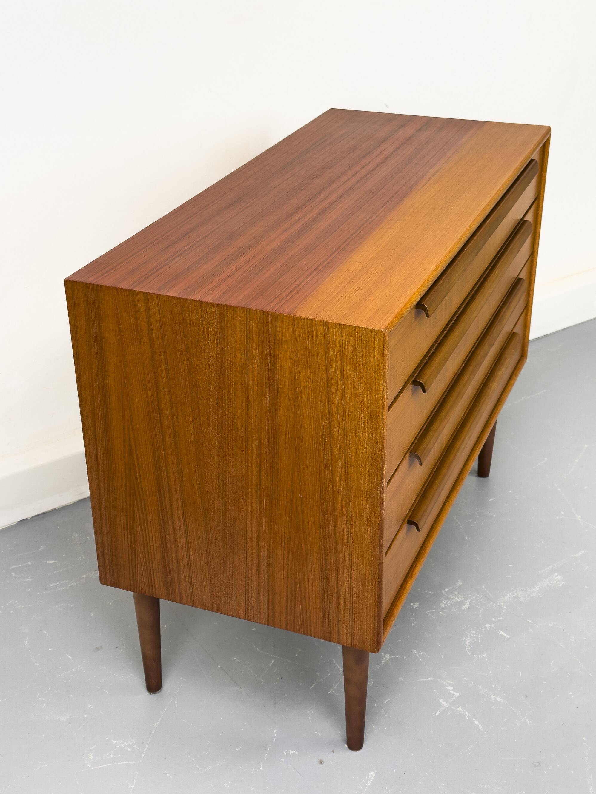 Teak chest of drawers from WK Möbel, 1960s