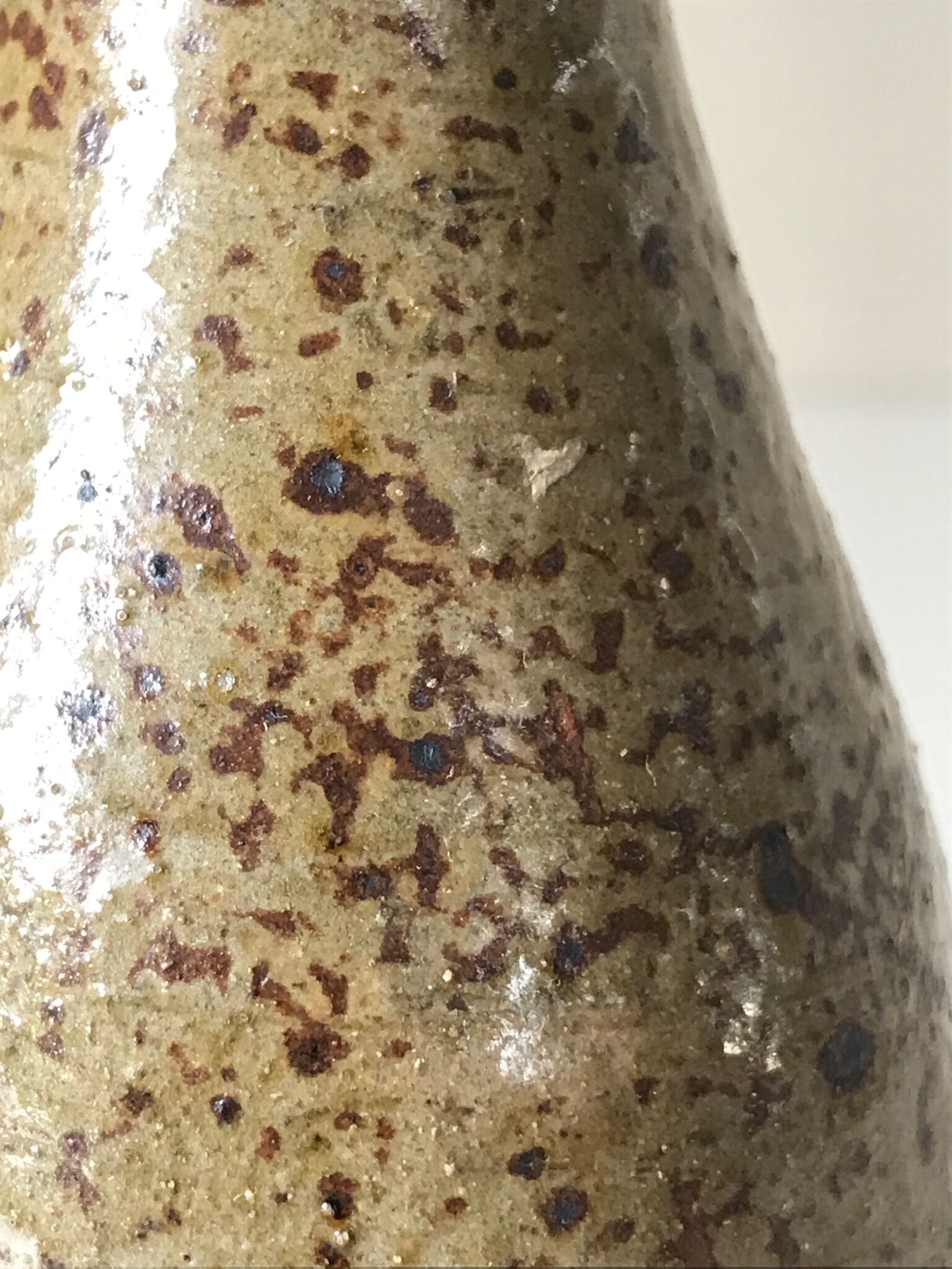 Vintage stoneware vase years 60