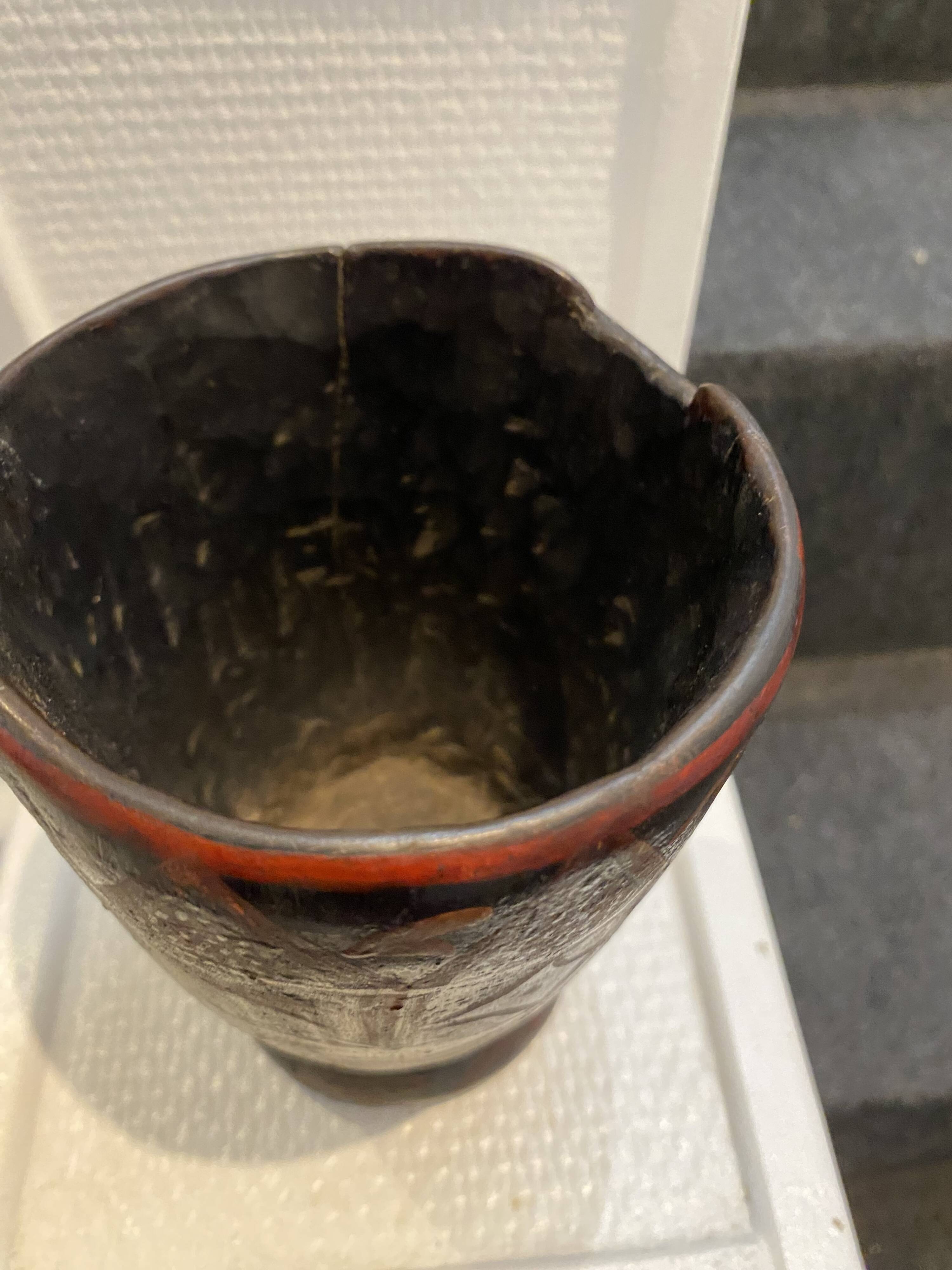Authentic Kero vase from the colonial era.