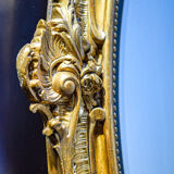 19th-century golden mirror