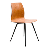 Set of 6 Pagholz chairs in a two-tone design, Pag Presswerke edition.