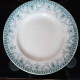 Set of 5 Terre de Fer plates 1900 Wilbur and St Amand