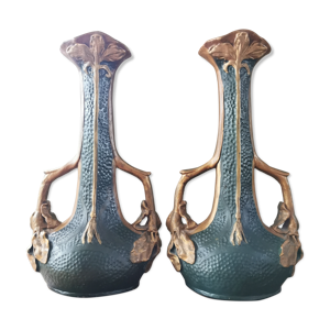 Paire de vases art nouveau