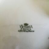 Art Deco soup tureen by Victoria China Czechoslovakia, 1920s