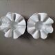 Pair of Bavarian porcelain candlesticks, Seltmann Weiden