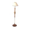 Teak floor lamp and brass years 60