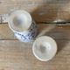 Antique ironstone egg cups