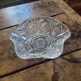 Pressed-mould glass cup – Stars & palmettes – 1960s-70s