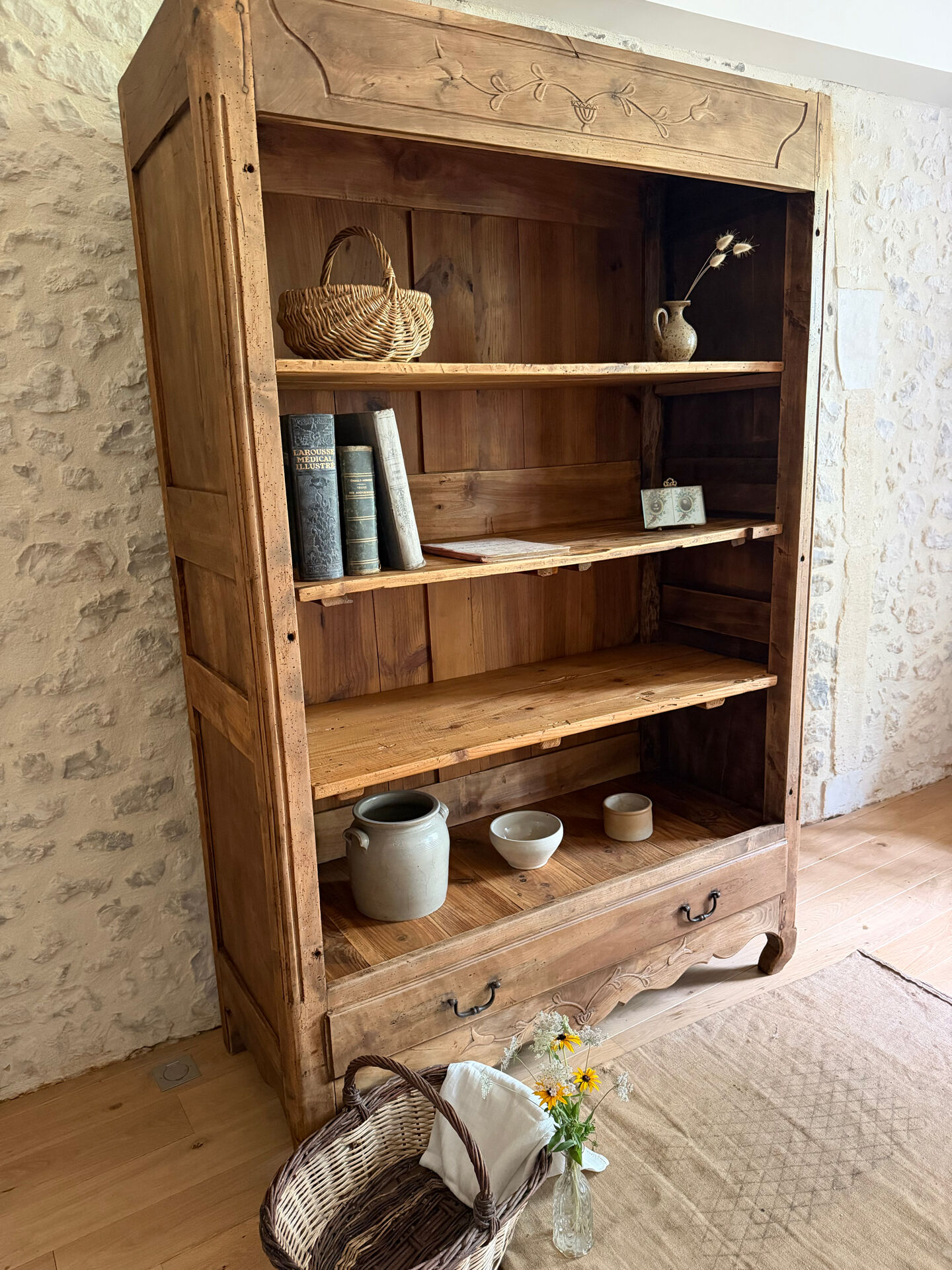 Renovated wooden library