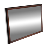 Large vintage wooden mirror, wall mirror, wall mirror, Scandinavian style
